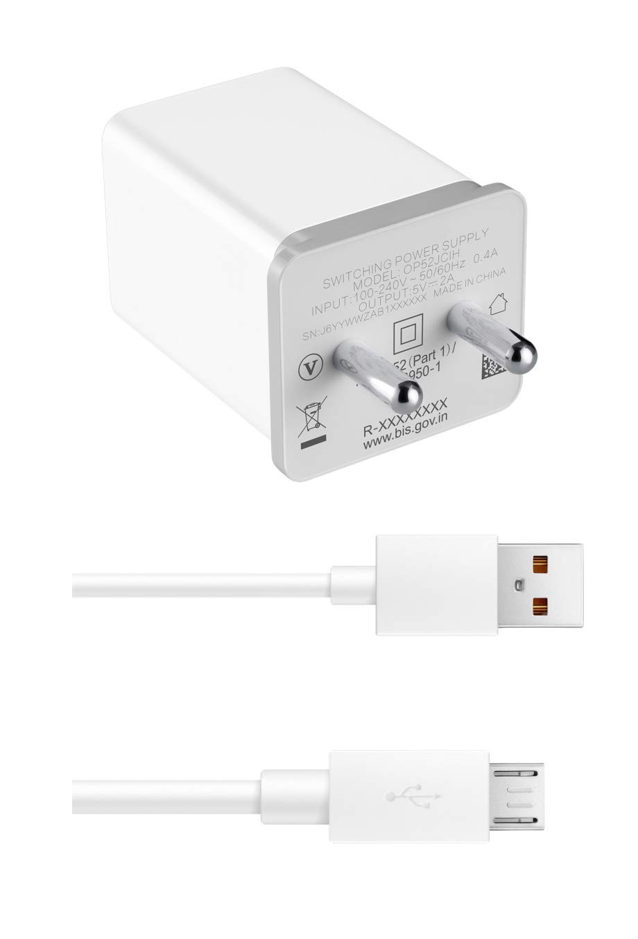 2 AMP 10w OPPO OROGINAL REFRESH CHARGER ( SET OF 10 PIECE )