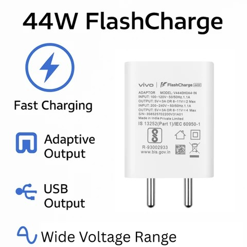 Vivo 44w flashcharge ORIGINAL REFRESH CHARGER ( SET OF 10 PIECE )